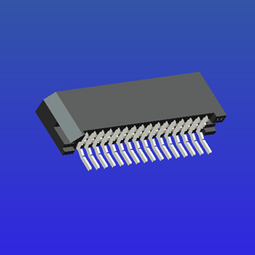 1.0mm間距C型雙面接臥貼無鎖式FPC