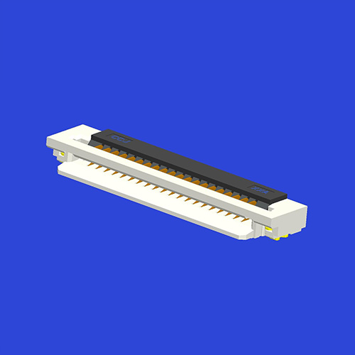 1.0mm間距3.1高前插后掀式FPC