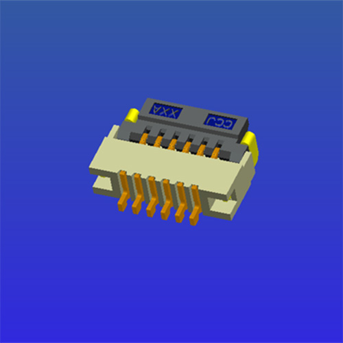 0.5mm間距1.2高T1掀蓋式FPC