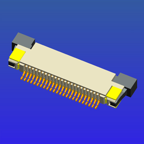0.5mm間距半包上接抽屜式FPC