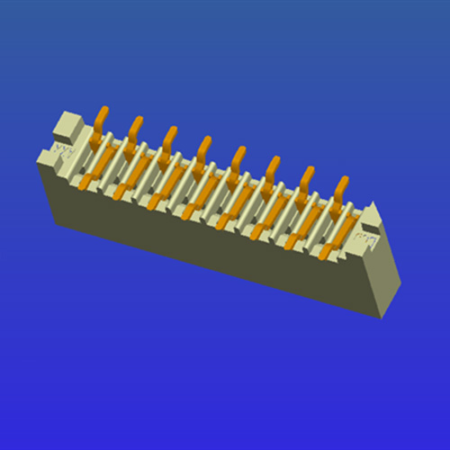 1.0mm間距B型單面接立貼無鎖式FPC